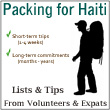 What to pack for Haiti trip
